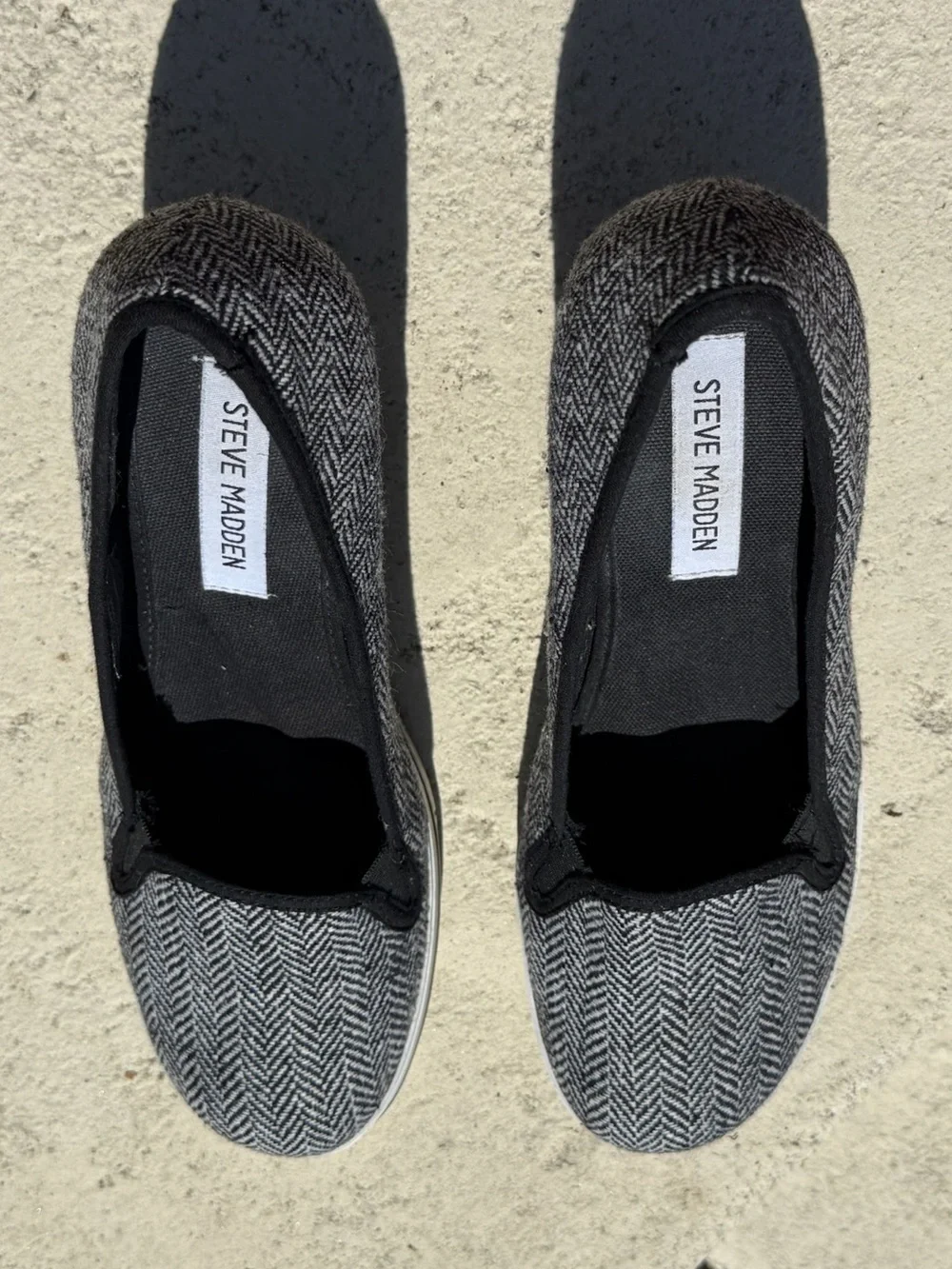 Steve Madden herringbone wedges - Size 10
